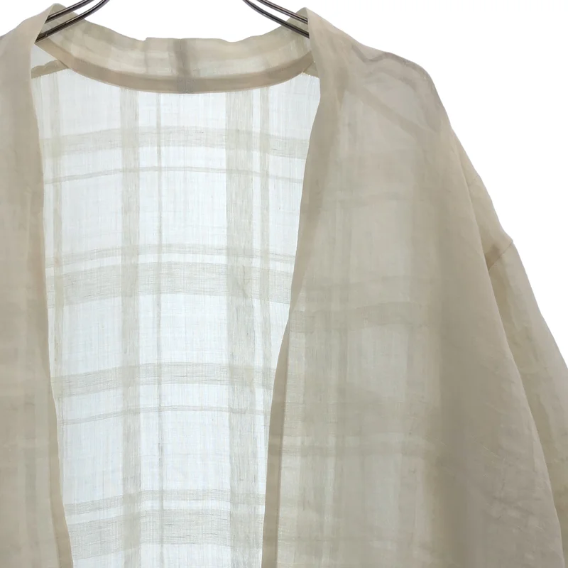evam eva / エヴァムエヴァ | linen ramie robe カーディガン E261T224 | M | レディース