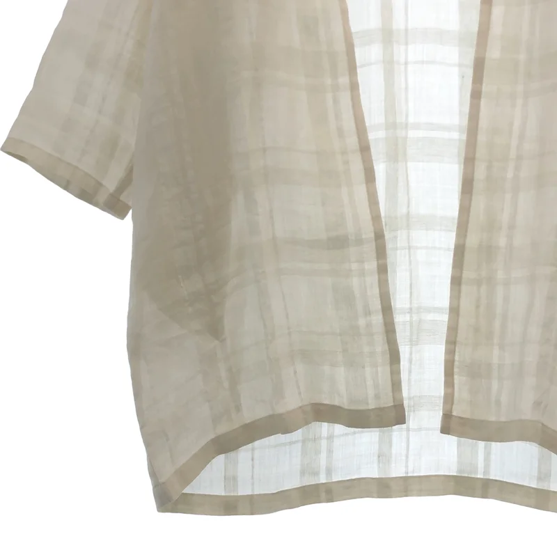 evam eva / エヴァムエヴァ | linen ramie robe カーディガン E261T224 | M | レディース