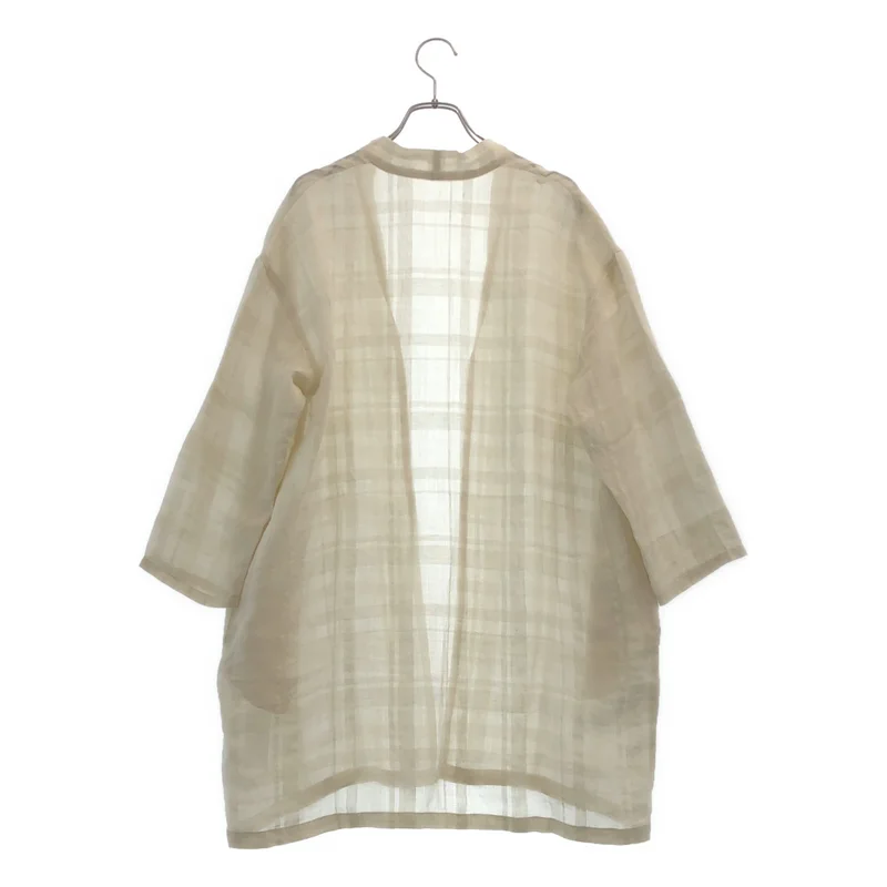 evam eva / エヴァムエヴァ | linen ramie robe カーディガン E261T224 | M | レディース