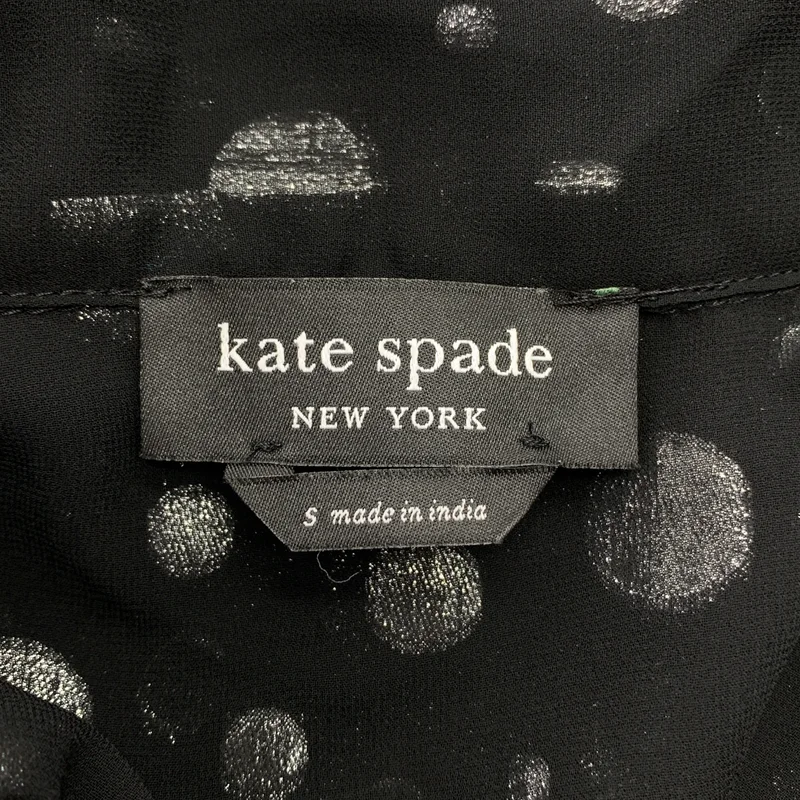 KATE SPADE / ケイトスペード | ドット ギャザー ドレス ワンピース | S | レディース