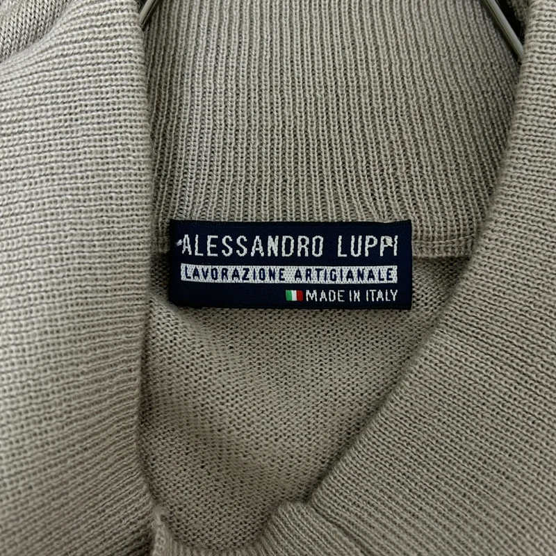 Alessandro Luppi / アレッサンドロルッピ | ウール モックネックカーディガン |