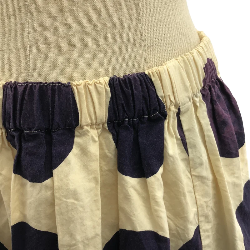 COMME des GARCONS COMME des GARCONS / コムコム | 2006SS | ドット 製品加工 インサイドアウト オーバーシルエット ドローストリング スカート | M | レディース
