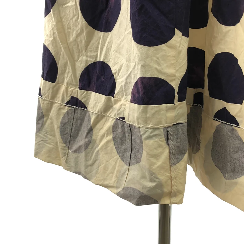 COMME des GARCONS COMME des GARCONS / コムコム | 2006SS | ドット 製品加工 インサイドアウト オーバーシルエット ドローストリング スカート | M | レディース