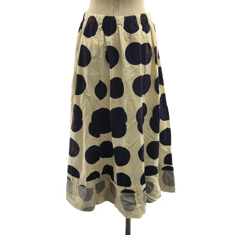 COMME des GARCONS COMME des GARCONS / コムコム | 2006SS | ドット 製品加工 インサイドアウト オーバーシルエット ドローストリング スカート | M | レディース