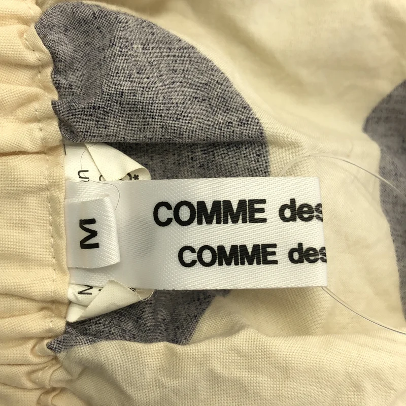 COMME des GARCONS COMME des GARCONS / コムコム | 2006SS | ドット 製品加工 インサイドアウト オーバーシルエット ドローストリング スカート | M | レディース