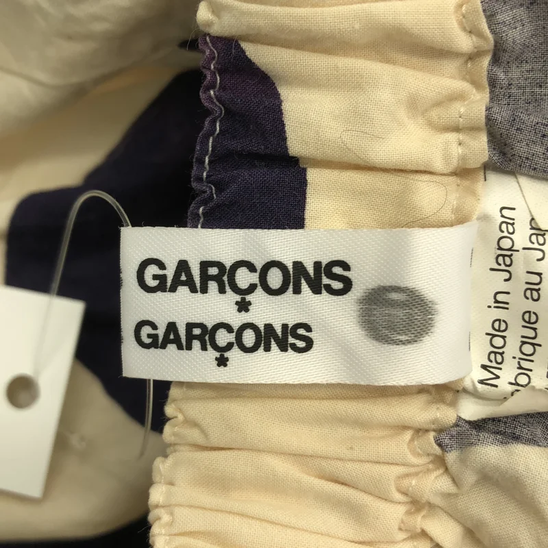 COMME des GARCONS COMME des GARCONS / コムコム | 2006SS | ドット 製品加工 インサイドアウト オーバーシルエット ドローストリング スカート | M | レディース
