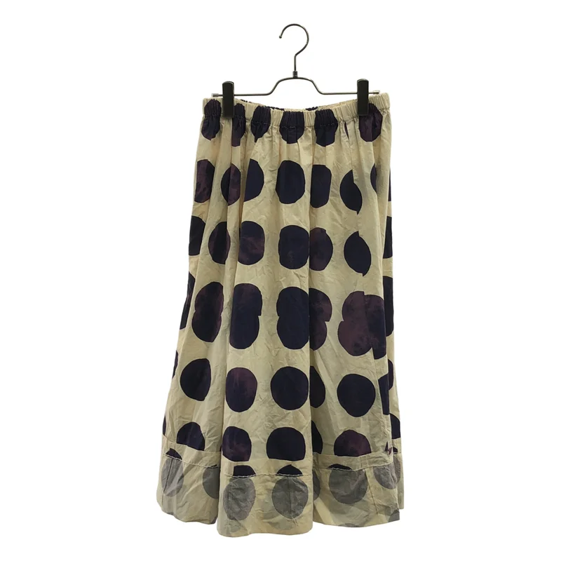 COMME des GARCONS COMME des GARCONS / コムコム | 2006SS | ドット 製品加工 インサイドアウト オーバーシルエット ドローストリング スカート | M | レディース