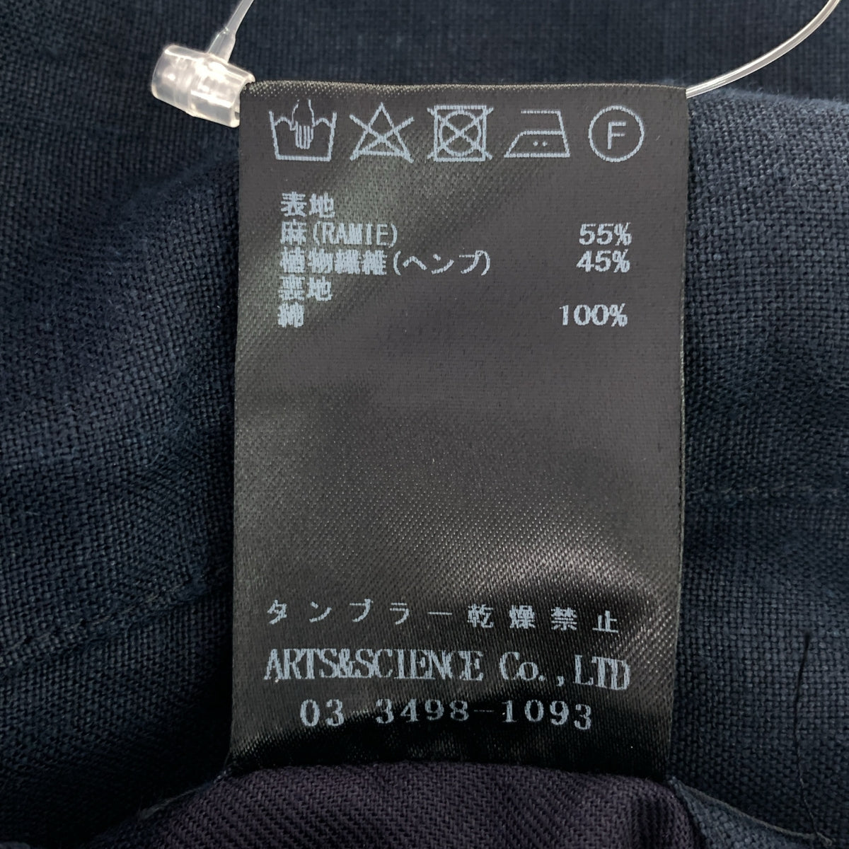 ARTS&SCIENCE / アーツアンドサイエンス | リネン サイドタック ノー