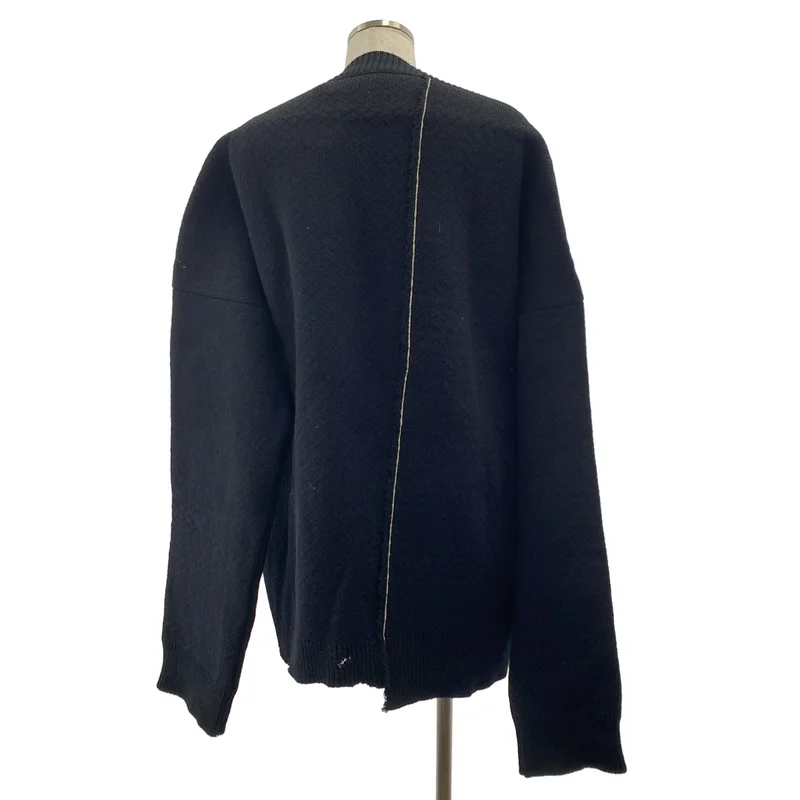 RAF SIMONS / ラフシモンズ | 2017SS | OVERSIZED DISTRESSED WOOL SWEATER ウール ダメージ加工 オーバーサイズニット | ONE | メンズ