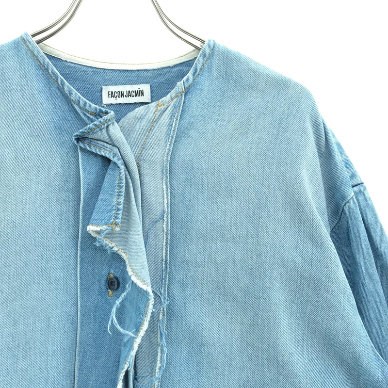 FACON JACMIN / ファソンジャックマン | デニム シャツ_長袖 | S | レディース