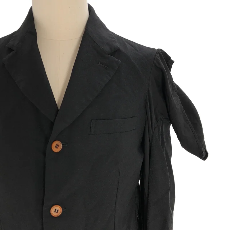 COMME des GARCONS HOMME PLUS / コムデギャルソンオムプリュス | 2024SS | ポリ縮絨 ダブルスリーブ ジャケット PM-J049 | S | メンズ