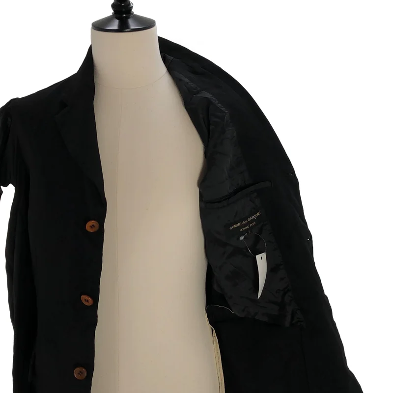 COMME des GARCONS HOMME PLUS / コムデギャルソンオムプリュス | 2024SS | ポリ縮絨 ダブルスリーブ ジャケット PM-J049 | S | メンズ
