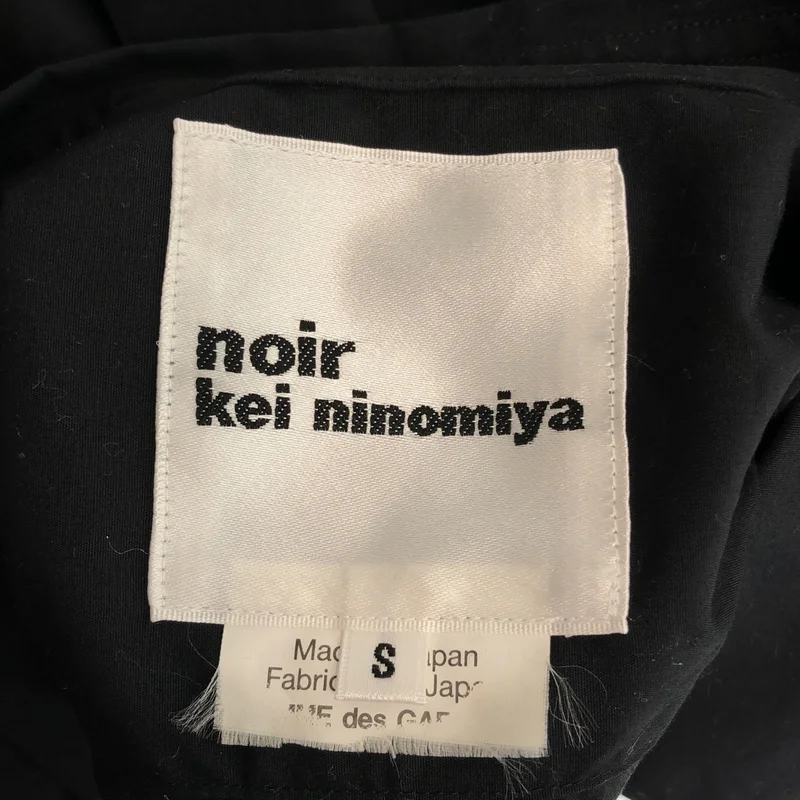 noir kei ninomiya / ノワールケイニノミヤ | 2020AW | コットン フリル五分袖 ブラウスシャツ | S | レディース