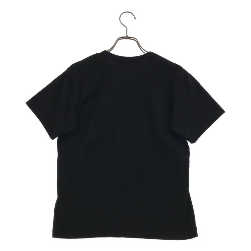 BLACK COMME des GARCONS / ブラックコムデギャルソン | 2019AW | コットン プリント 加工 クルーネック カットソー | S | レディース