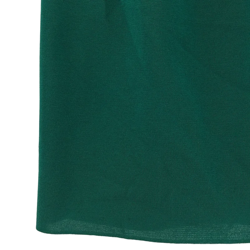 YVES SAINT LAURENT / イヴサンローラン | セットアップ 金ボタン ノーカラー シングルジャケット / ニット スカート / 総裏地 | M / 9号 | レディース