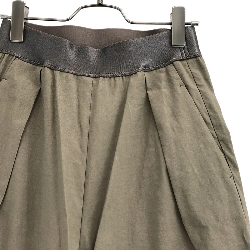 MUSE de Deuxieme Classe / ミューズドゥーズィーエムクラス | 2025SS | STRETCH TWILL タックパンツ | 34 | レディース