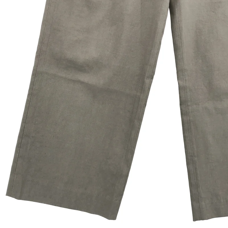 MUSE de Deuxieme Classe / ミューズドゥーズィーエムクラス | 2025SS | STRETCH TWILL タックパンツ | 34 | レディース