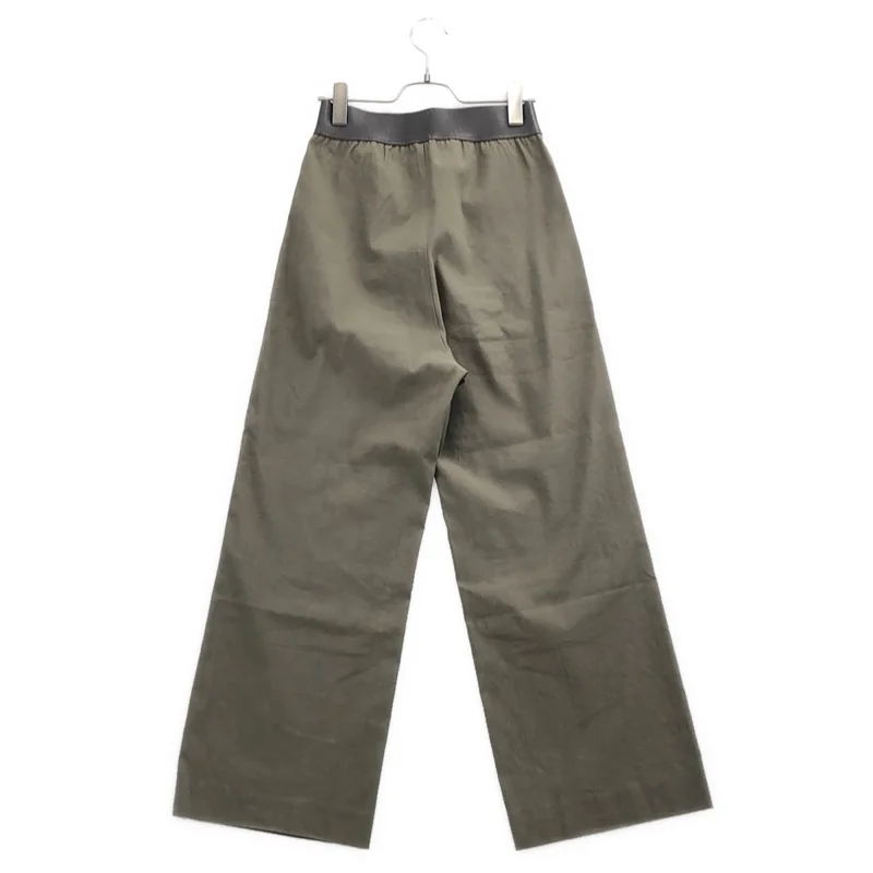 MUSE de Deuxieme Classe / ミューズドゥーズィーエムクラス | 2025SS | STRETCH TWILL タックパンツ | 34 | レディース