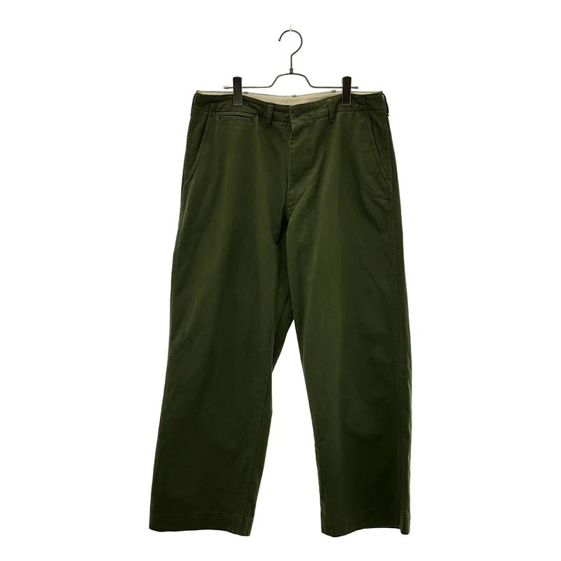 BEAMS PLUS / ビームスプラス | 2026SS | MIL Trousers Herringbone / コットン ヘリンボーン ミリタリーパンツ | L | メンズ