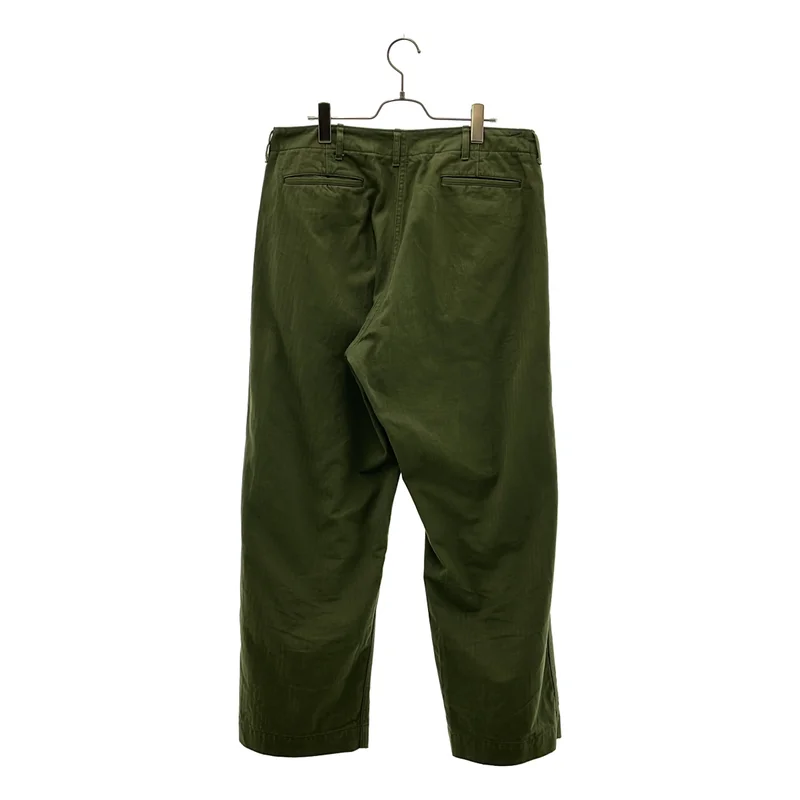 BEAMS PLUS / ビームスプラス | 2026SS | MIL Trousers Herringbone / コットン ヘリンボーン ミリタリーパンツ | L | メンズ