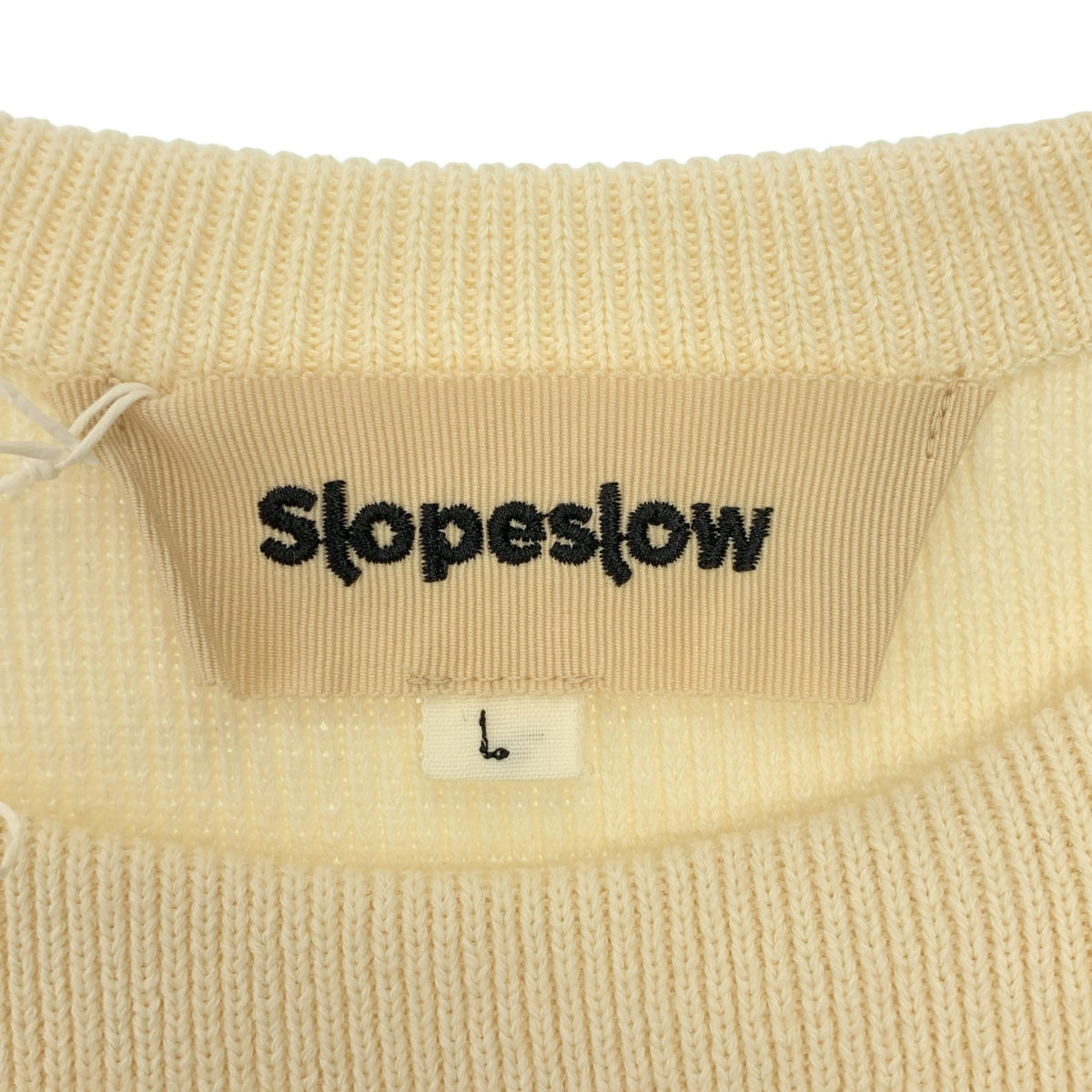 美品】 slopeslow / スロープスロウ | ウール混 リブ ニット プル