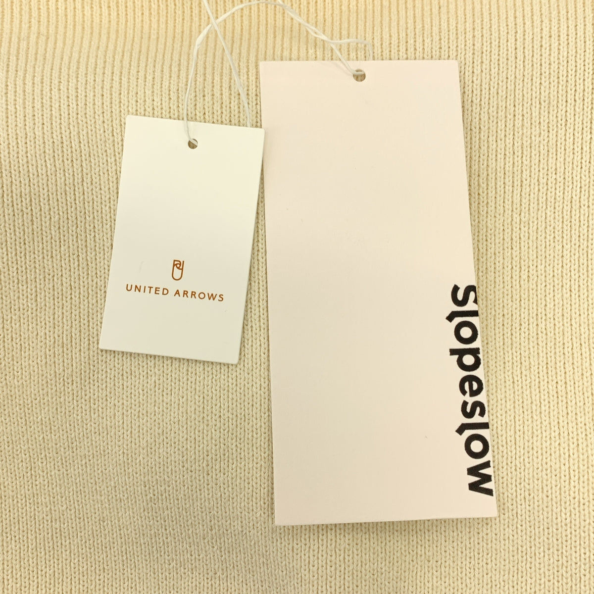 美品】 slopeslow / スロープスロウ | ウール混 リブ ニット プル