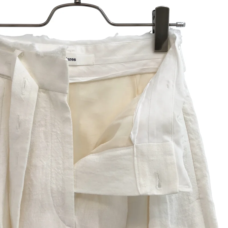 deres / デレス | 11th Linen Pants リネン ワイドパンツ | 0 | レディース