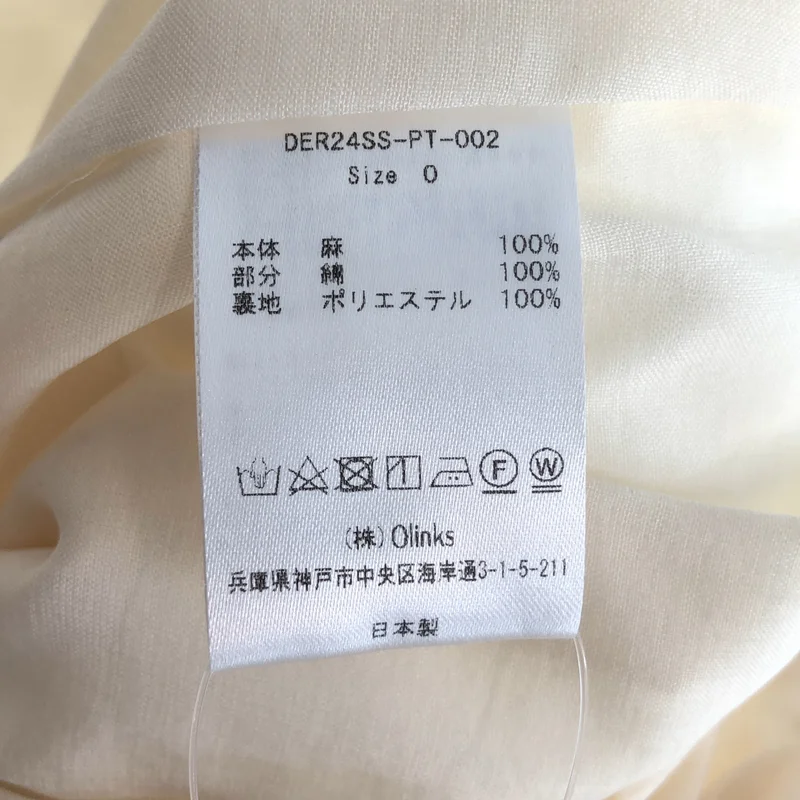 deres / デレス | 11th Linen Pants リネン ワイドパンツ | 0 | レディース