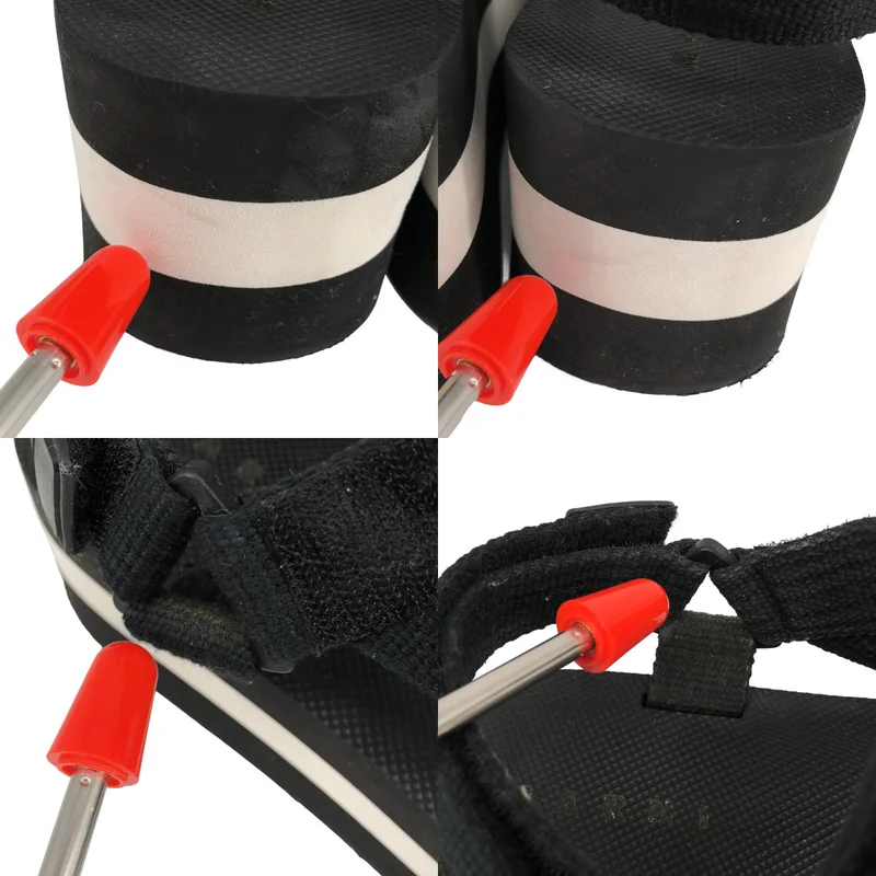 MARNI / マルニ | バイカラー ビジュー サンダル | 37 | レディース
