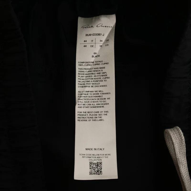 Rick Owens / リックオウエンス | LIDO PANTS キュプラ ワイドパンツ | 44 | メンズ