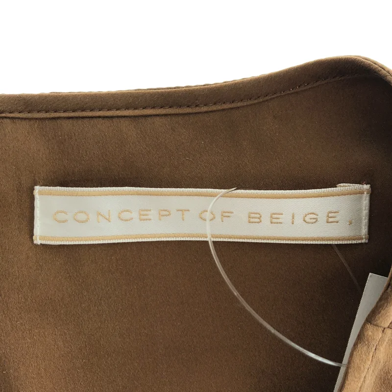 BEIGE， / ベイジ | セットアップ / シルク ノースリーブシャツ / パンツ | 2 | レディース