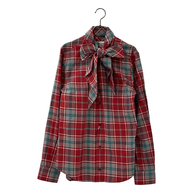 Vivienne Westwood MAN / ヴィヴィアンウエストウッドマン | レイヤード チェック フランネルシャツ | 48 | メンズ