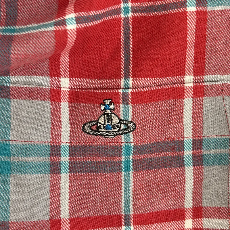 Vivienne Westwood MAN / ヴィヴィアンウエストウッドマン | レイヤード チェック フランネルシャツ | 48 | メンズ