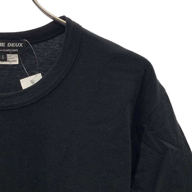 COMME des GARCONS HOMME DEUX / コムデギャルソンオムドゥ | 2023SS | コットン レイヤードスリーブ Tシャツ | S | メンズ