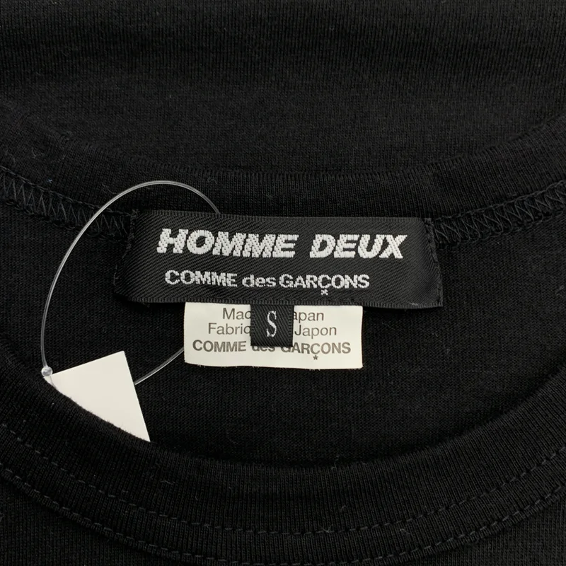 COMME des GARCONS HOMME DEUX / コムデギャルソンオムドゥ | 2023SS | コットン レイヤードスリーブ Tシャツ | S | メンズ