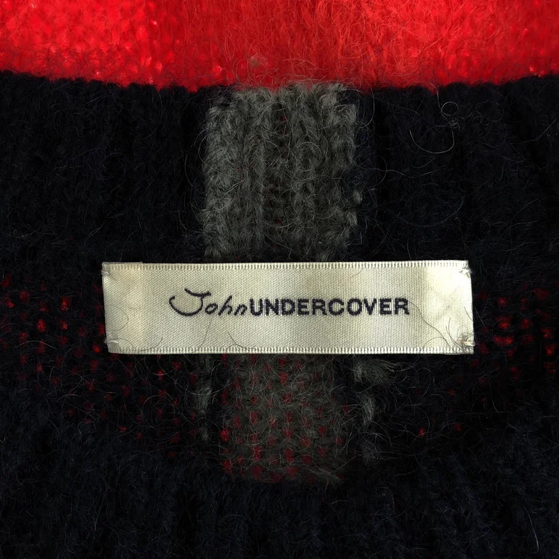 John UNDERCOVER / ジョンアンダーカバー | 2018AW | バイカラー モヘアニット | 2 | メンズ