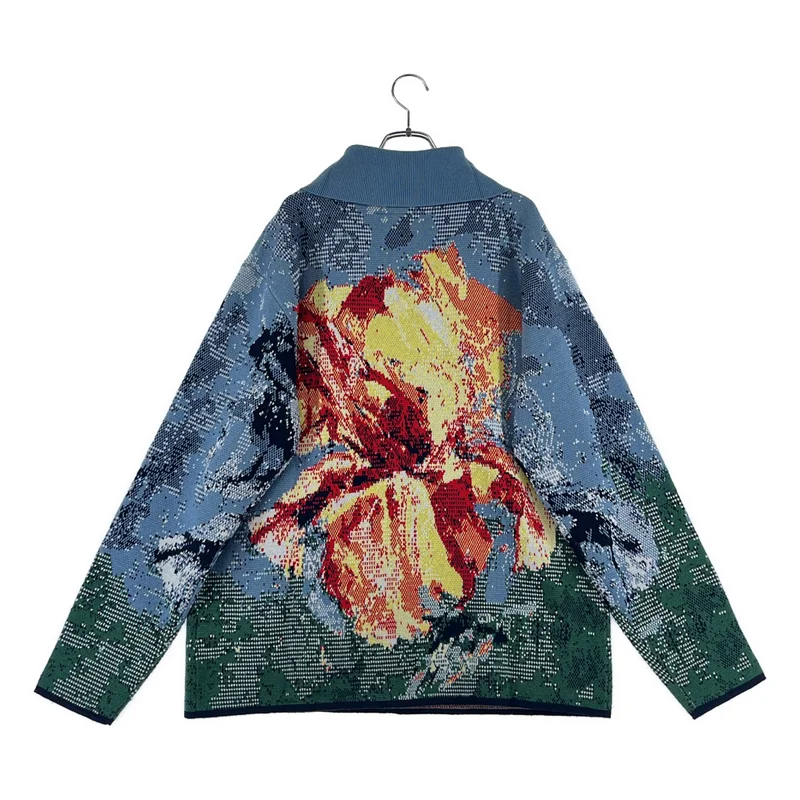 TAAKK / ターク | 2023AW | JACQUARD KNIT ジャガード ハーフジップ ニット | 2 | メンズ