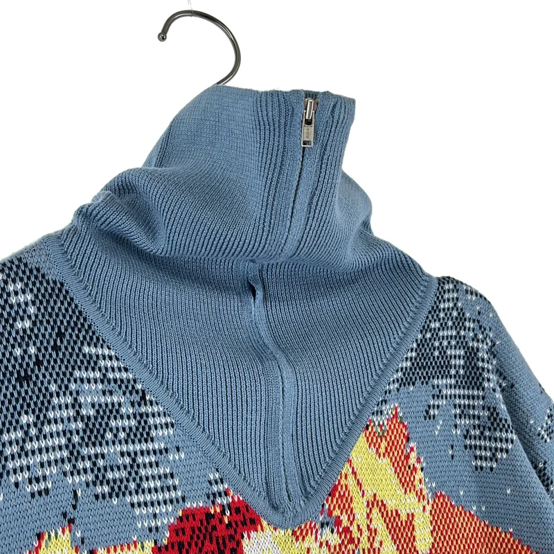 TAAKK / ターク | 2023AW | JACQUARD KNIT ジャガード ハーフジップ ニット | 2 | メンズ