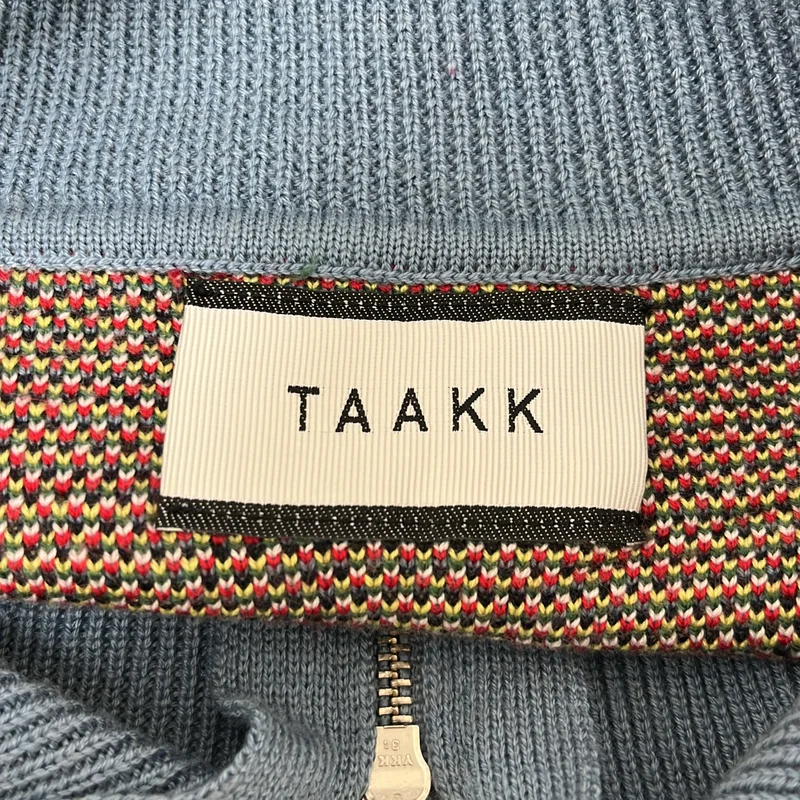 TAAKK / ターク | 2023AW | JACQUARD KNIT ジャガード ハーフジップ ニット | 2 | メンズ
