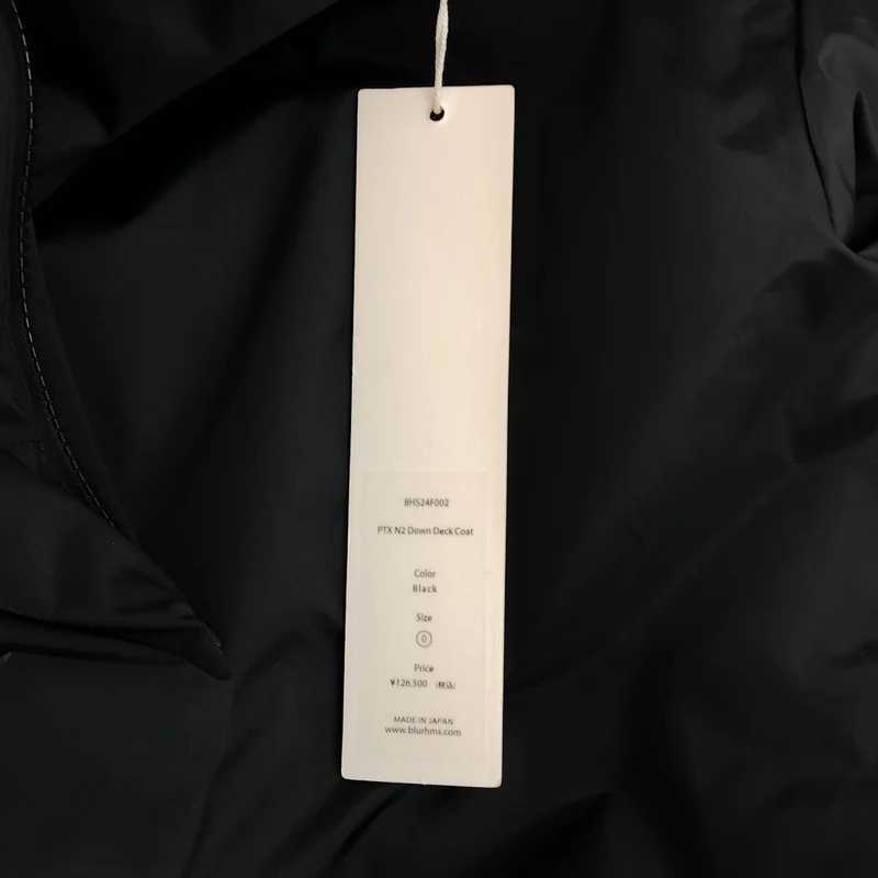 blurhms / ブラームス | 2024AW | PTX N2 Down Deck Coat / パーテックス ダウン デッキコート | 0 | レディース