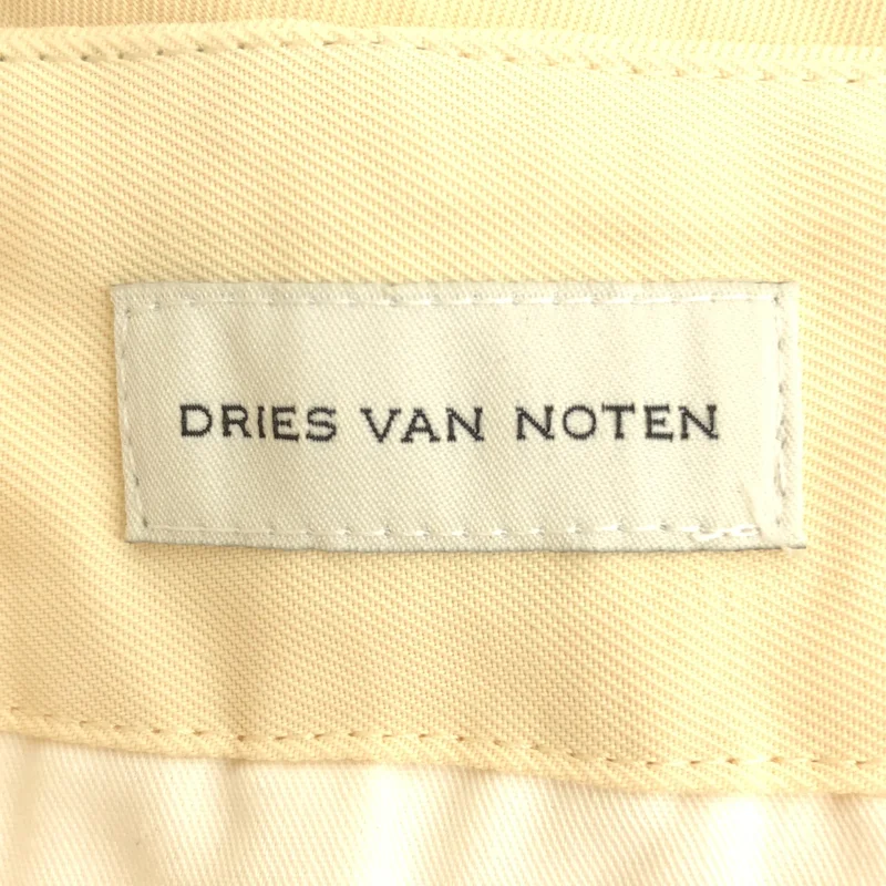 DRIES VAN NOTEN / ドリスヴァンノッテン | アセテート ベルテッド ワイドパンツ | 34 | レディース