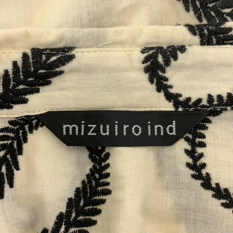 mizuiroind / ミズイロインド | コットン 刺しゅう 半袖シャツ |