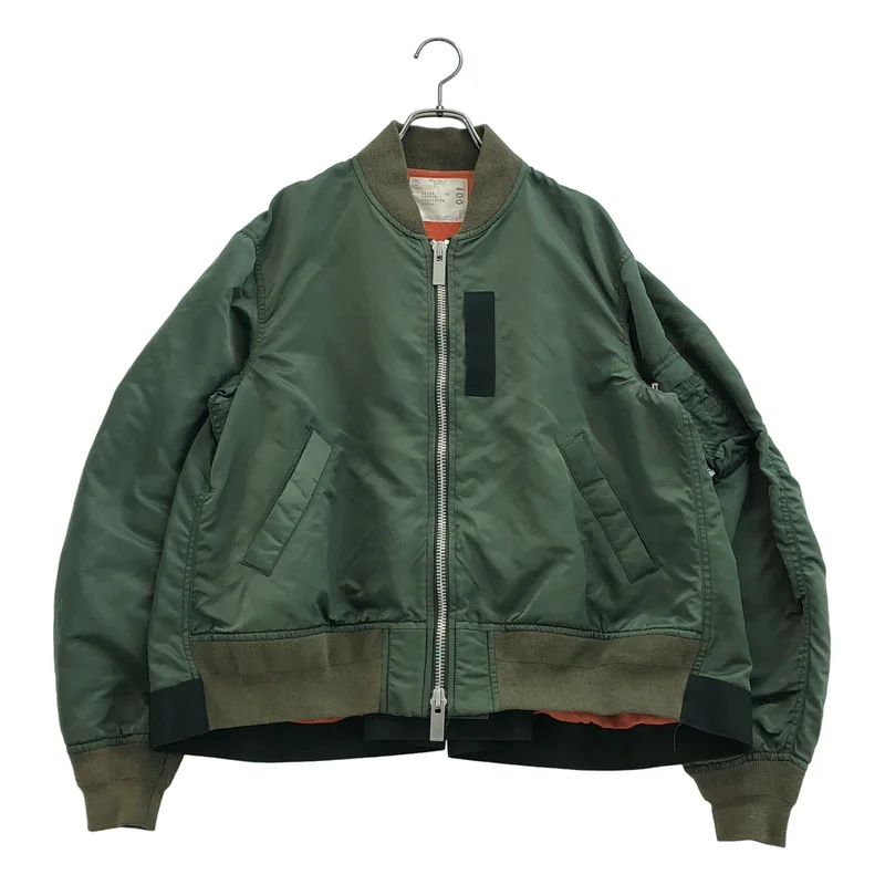sacai / サカイ | CLASSIC MA-1 Nylon Twill Blouson フライトジャケット | 2 | レディース