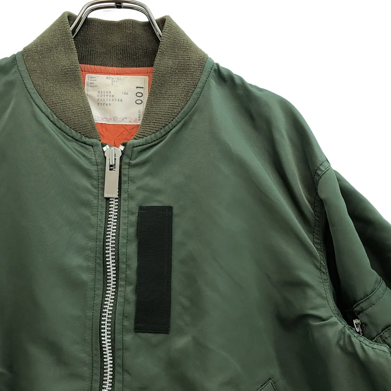 sacai / サカイ | CLASSIC MA-1 Nylon Twill Blouson フライトジャケット | 2 | レディース