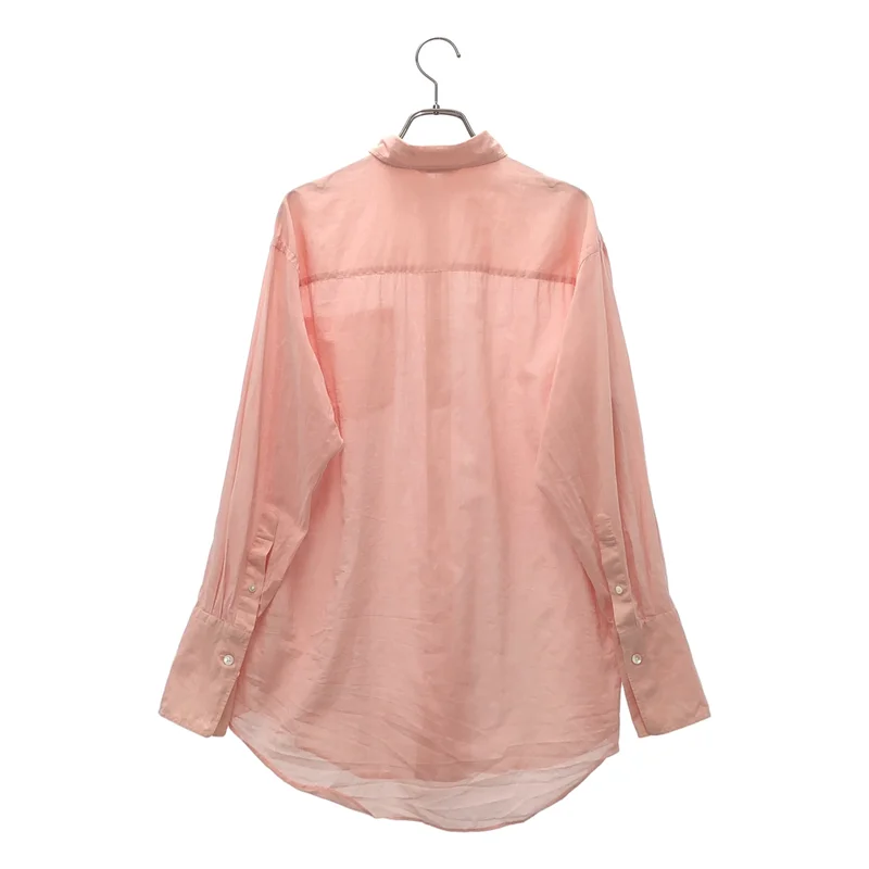 AURALEE / オーラリー | 2024SS | HARD TWIST FINX ORGANDY SHIRT / ハードツイスト フィンクスコットン オーガンジーシャツ | 0 | レディース