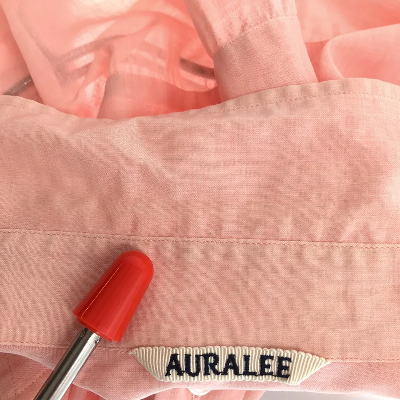 AURALEE / オーラリー | 2024SS | HARD TWIST FINX ORGANDY SHIRT / ハードツイスト フィンクスコットン オーガンジーシャツ | 0 | レディース