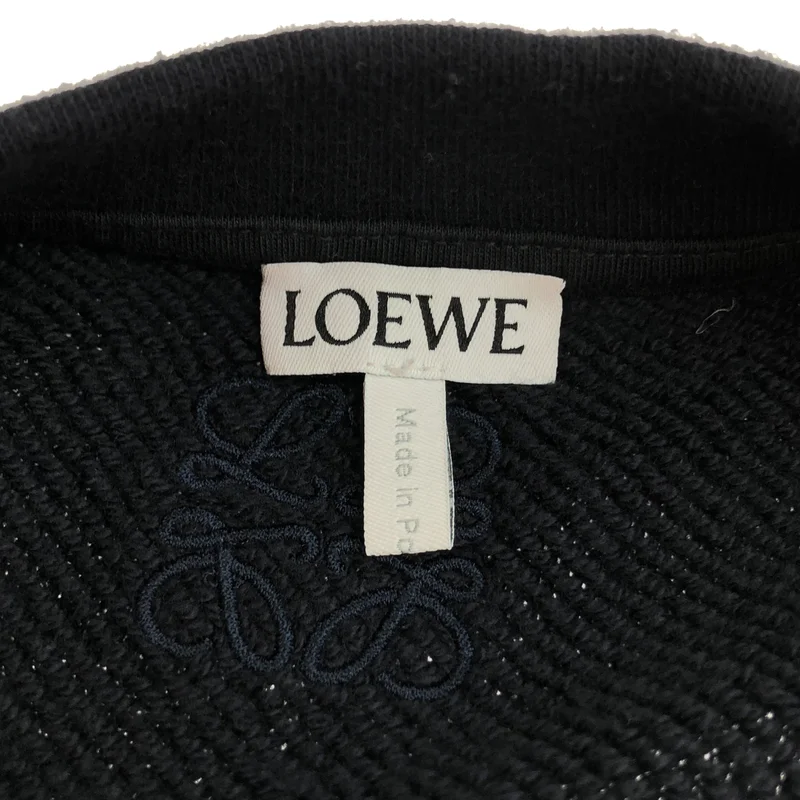 LOEWE / ロエベ | コットン カシミヤ バックロゴ スウェットポンチョ | S | レディース