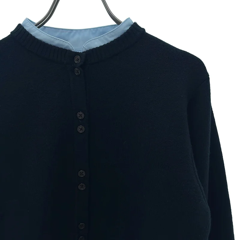 Bibiy. / ビビィ | ANGELIQUE KNIT / リボン シャツドッキング カーディガン | F | レディース