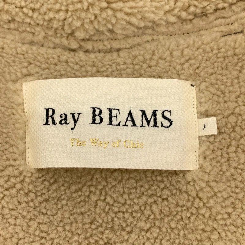 Ray BEAMS / レイビームス | フェイクムートン ボマー ブルゾン ジャケット | 1 | レディース