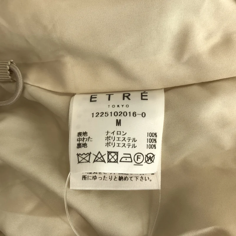 ETRE TOKYO / エトレトウキョウ | パディングショートブルゾン | M | レディース